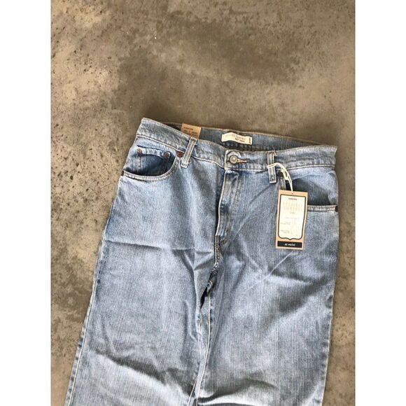 Levi’s Relaxed Tapered Womens Light Stonewash At Waist Jeans 10 Medium - Picture 3 of 11